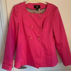 H&M hot pink blazer